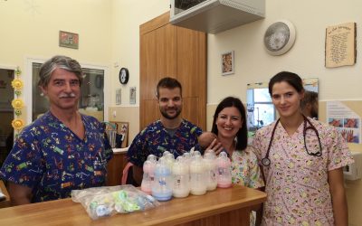 Fogyóeszközöket kapott az Újszülött Sebészeti Osztály és a Csecsemő Osztály